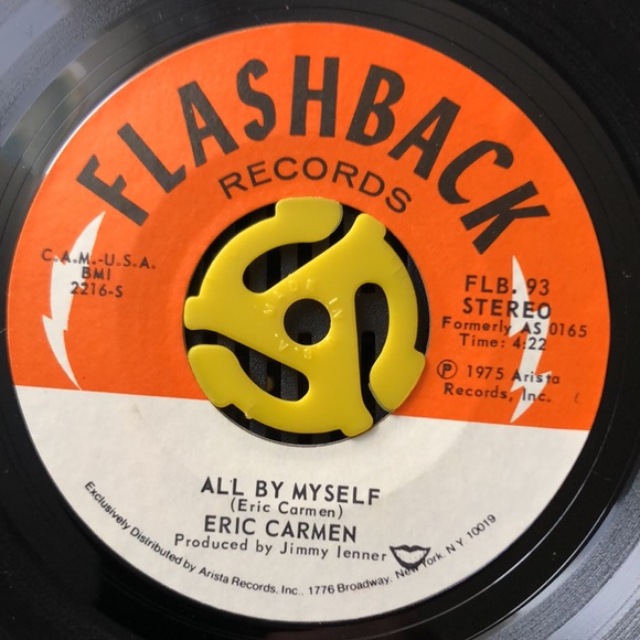 Flashback Art Eric Carmen All By Myselfnever Gonna Fall In Love